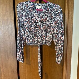 Cynthia Rowley Multicolor Floral Blouse